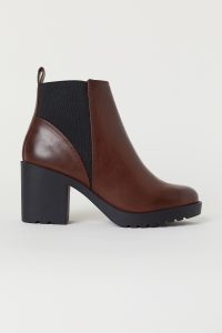 h and m ankle brown chelsea boots