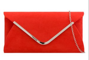 vavavoom red clutch bag